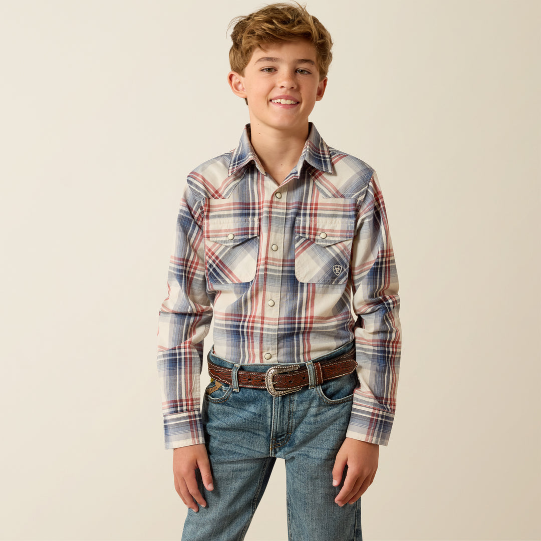 Kids Ariat Retro Hawthorn Snap Shirt - 10071172