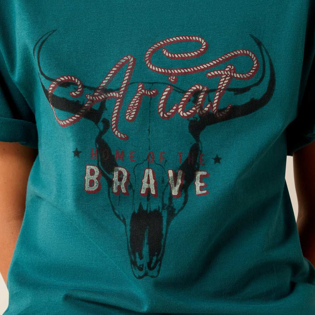 Kids Ariat Cattle Skull Freedom T-Shirt - 10071183
