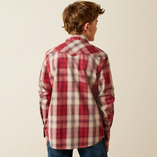 Kids Ariat Retro Hawthorn Snap Shirt - 10071683