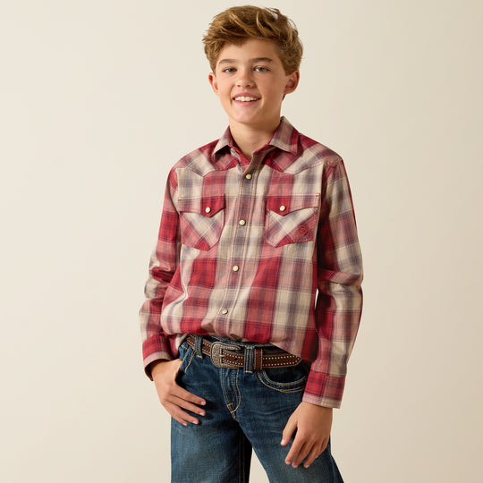 Kids Ariat Retro Hawthorn Snap Shirt - 10071683