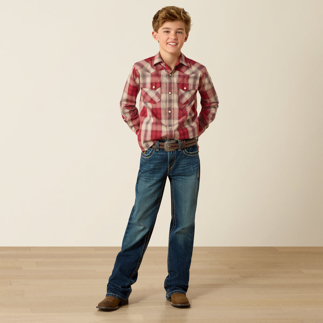 Kids Ariat Retro Hawthorn Snap Shirt - 10071683