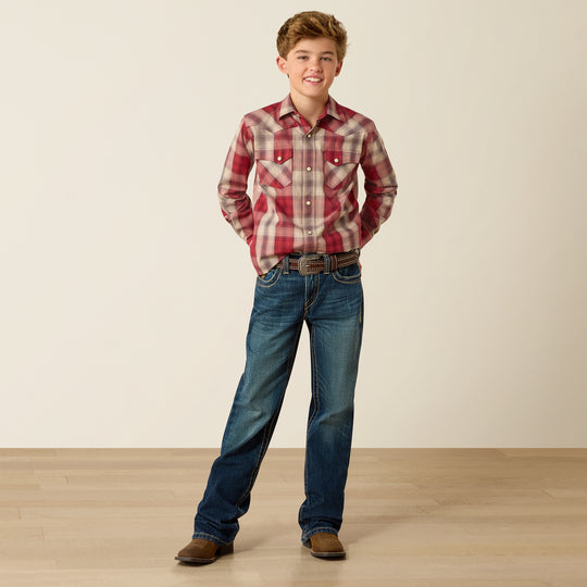 Kids Ariat Retro Hawthorn Snap Shirt - 10071683