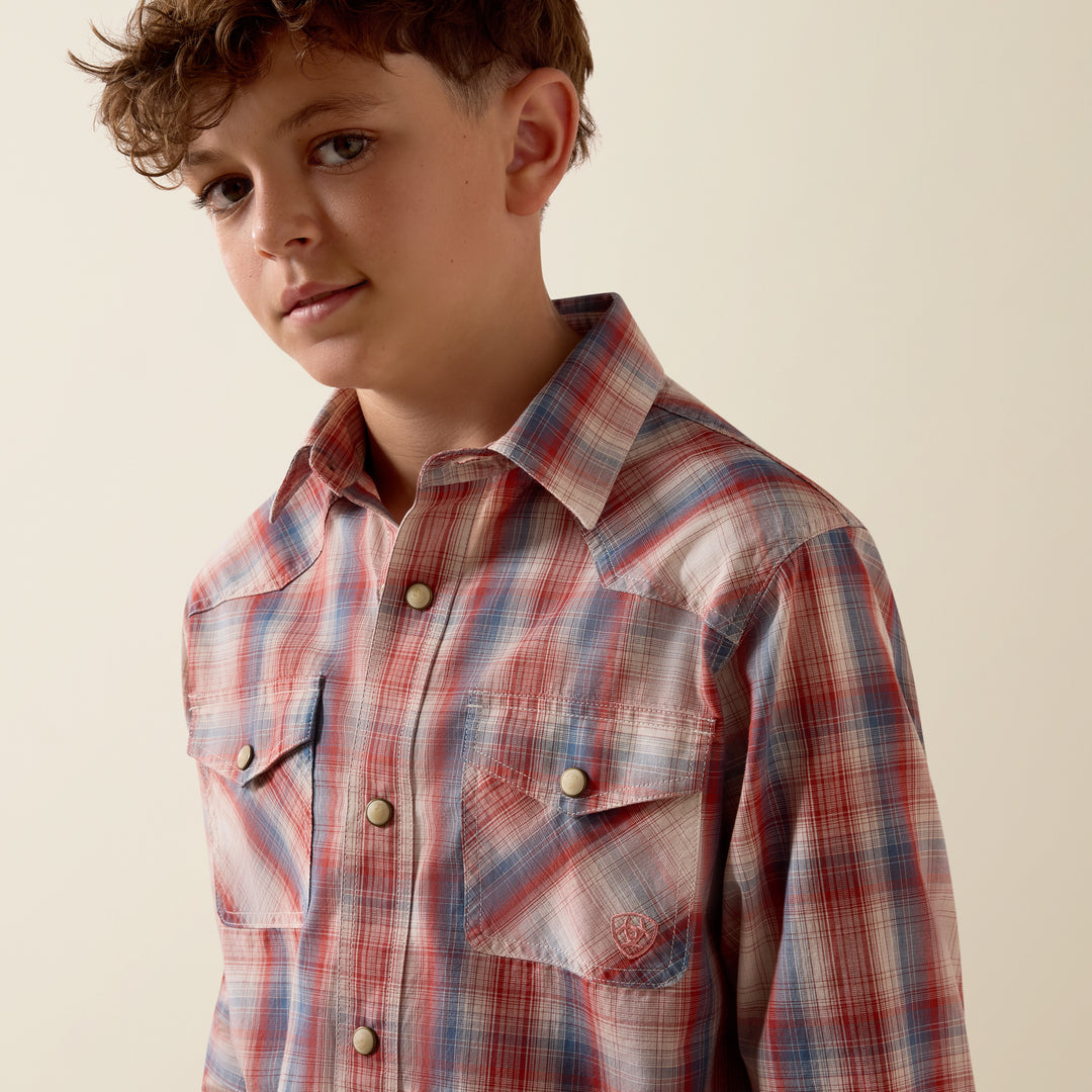 Kids Ariat Retro Hodge Snap Shirt - 10073668