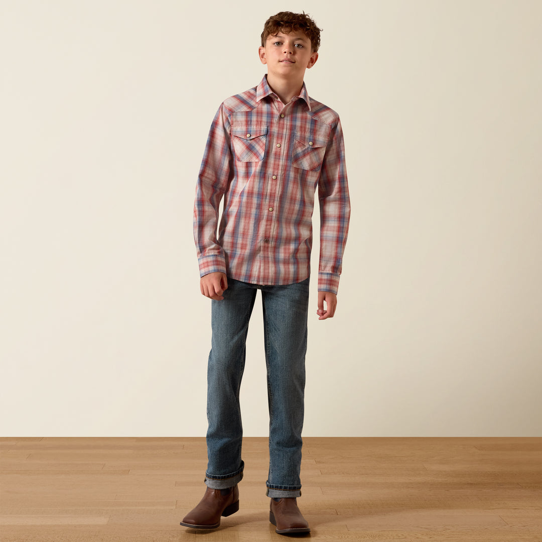 Kids Ariat Retro Hodge Snap Shirt - 10073668