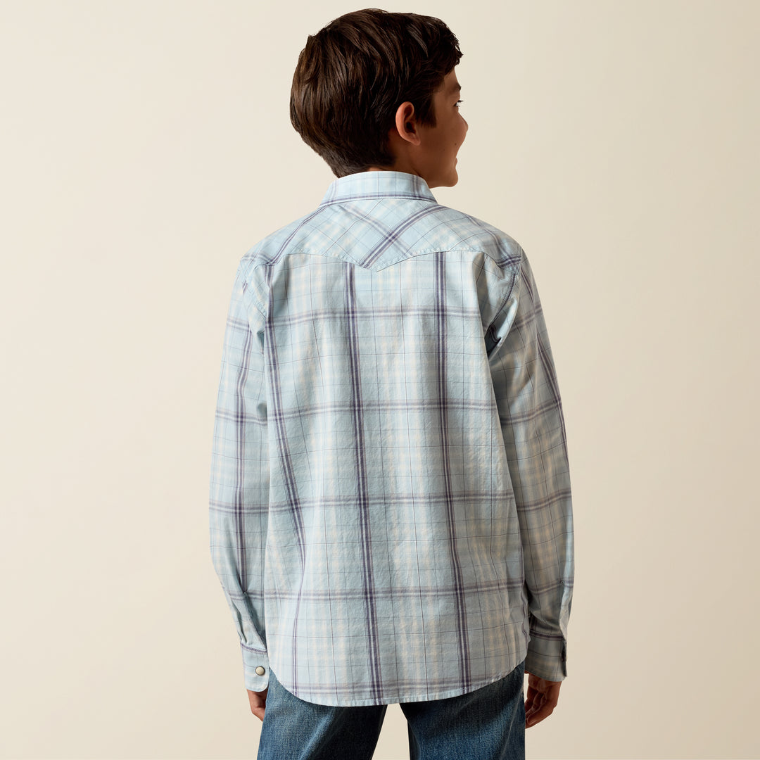 Men's Ariat Retro Heath Snap Shirt - 10073669