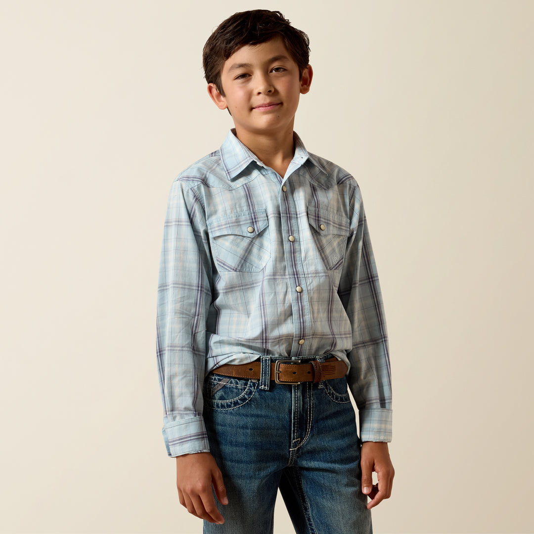 Men's Ariat Retro Heath Snap Shirt - 10073669