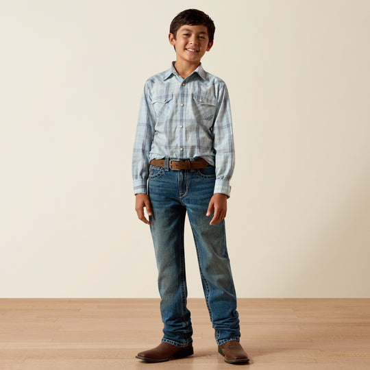 Men's Ariat Retro Heath Snap Shirt - 10073669