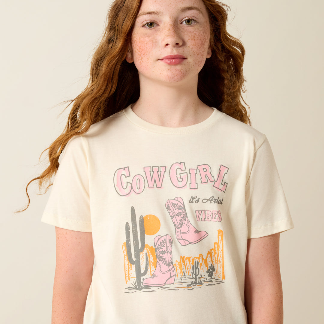 Kids Ariat Cowgirl Vibes T-Shirt - 10071704