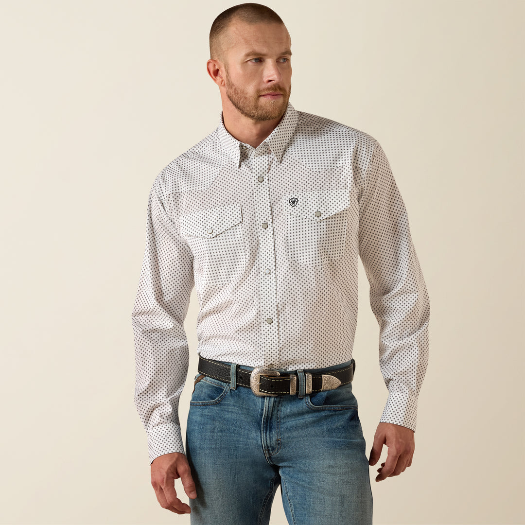 Men's Ariat Wrinkle Free Anthony Classic Fit Snap Shirt - 10071021