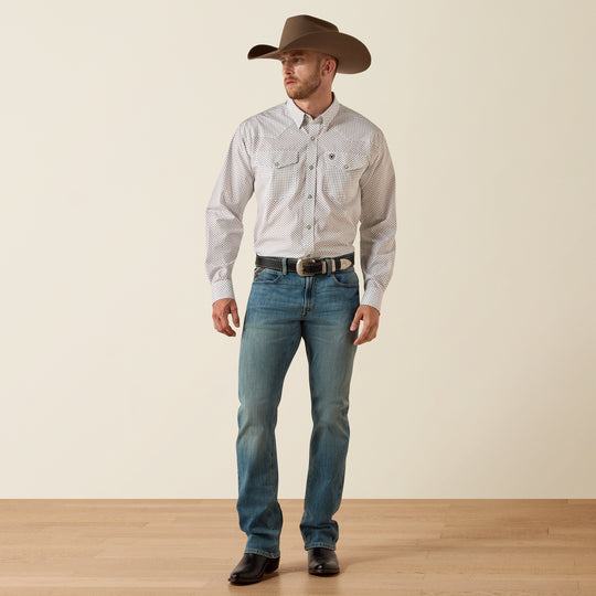 Men's Ariat Wrinkle Free Anthony Classic Fit Snap Shirt - 10071021