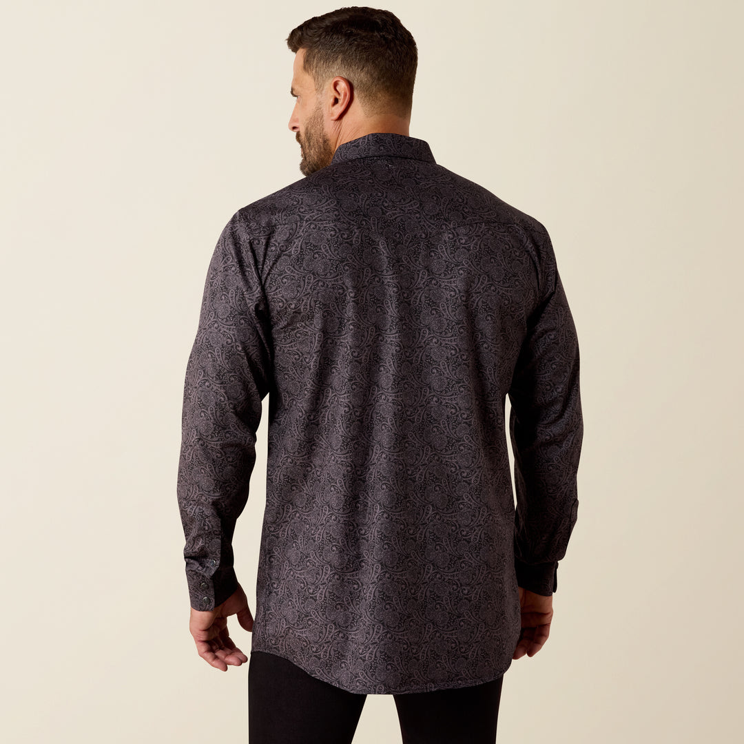 Men's Ariat Wrinkle Free Allen Fitted Snap Shirt - 10071023