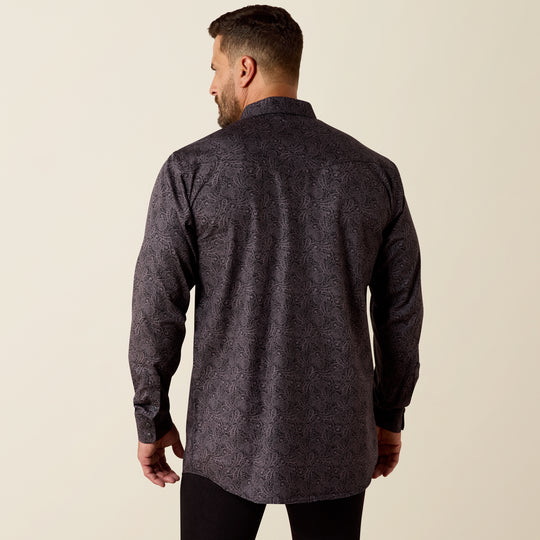 Men's Ariat Wrinkle Free Allen Fitted Snap Shirt - 10071023