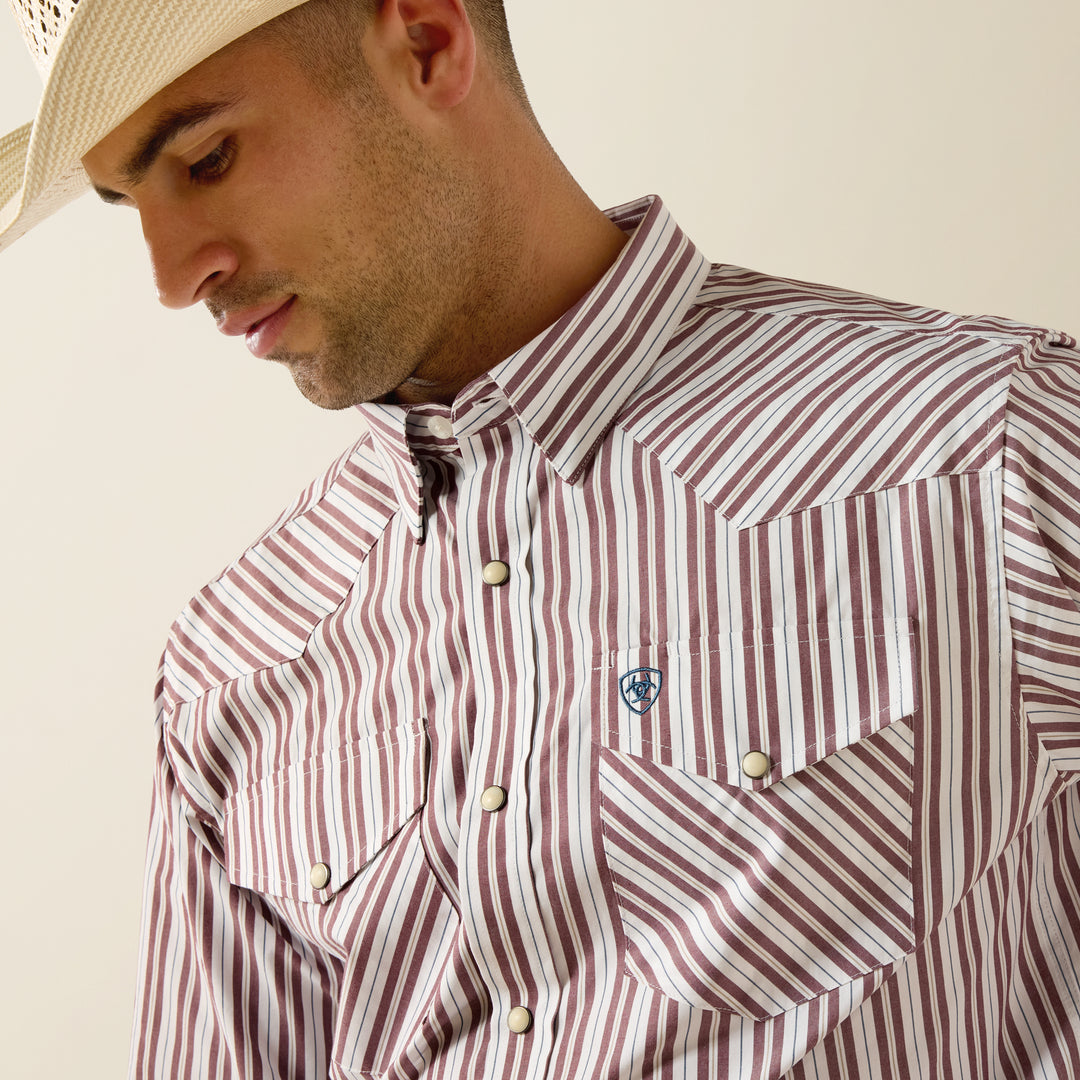Men's Ariat Pro Series Trae Fitted Snap Shirt - 10071033