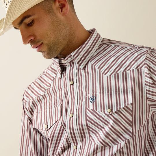 Men's Ariat Pro Series Trae Fitted Snap Shirt - 10071033