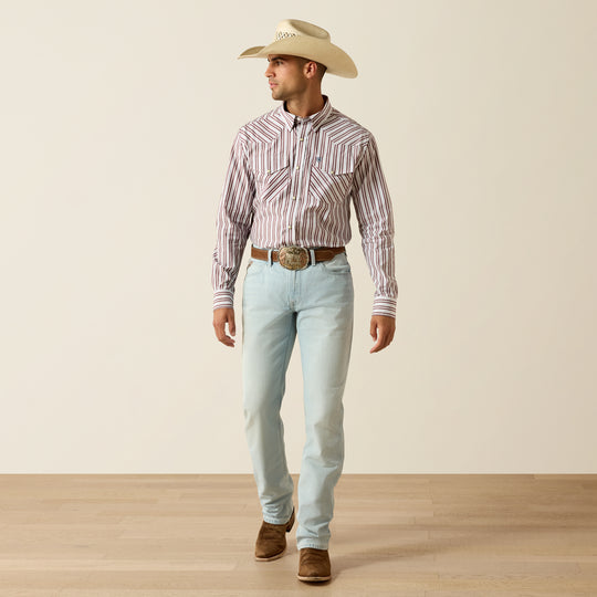 Men's Ariat Pro Series Trae Fitted Snap Shirt - 10071033