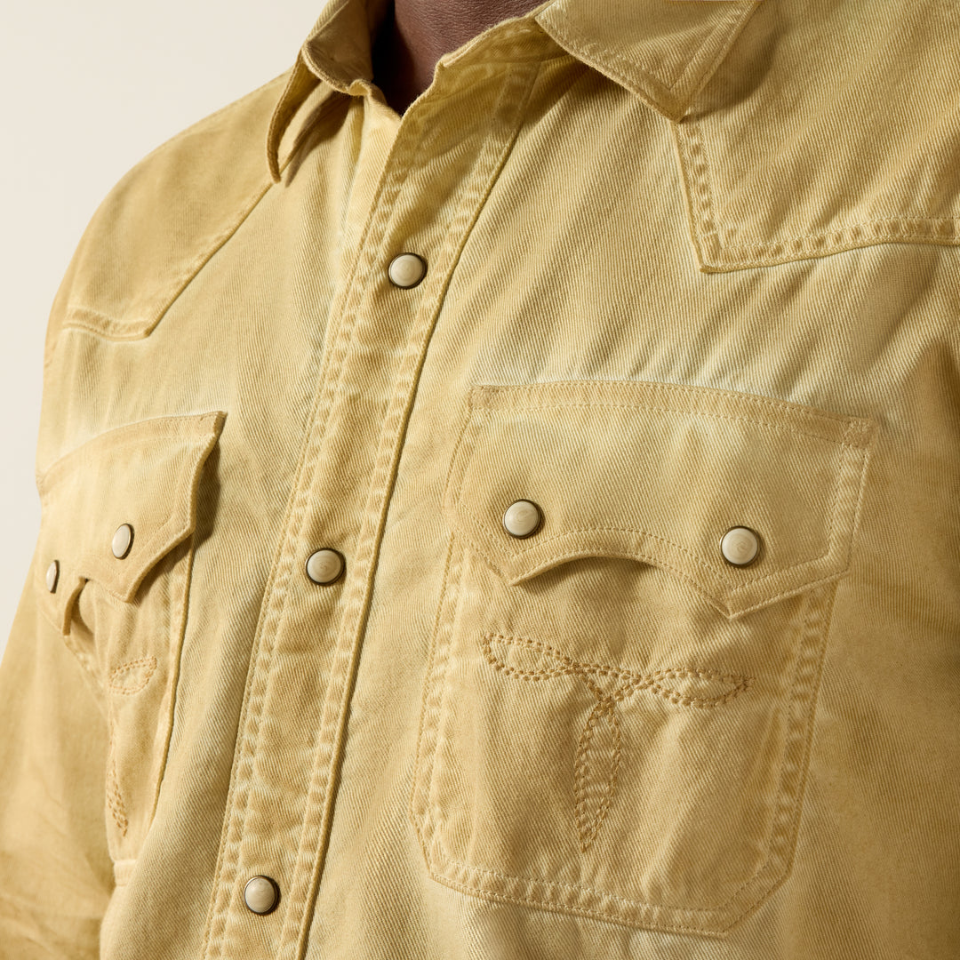 Men's Ariat Retro Hartigan Fitted Snap Shirt - 10071091