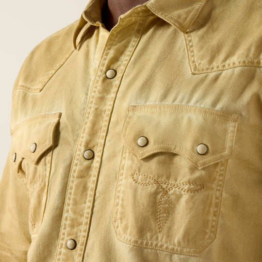 Men's Ariat Retro Hartigan Fitted Snap Shirt - 10071091