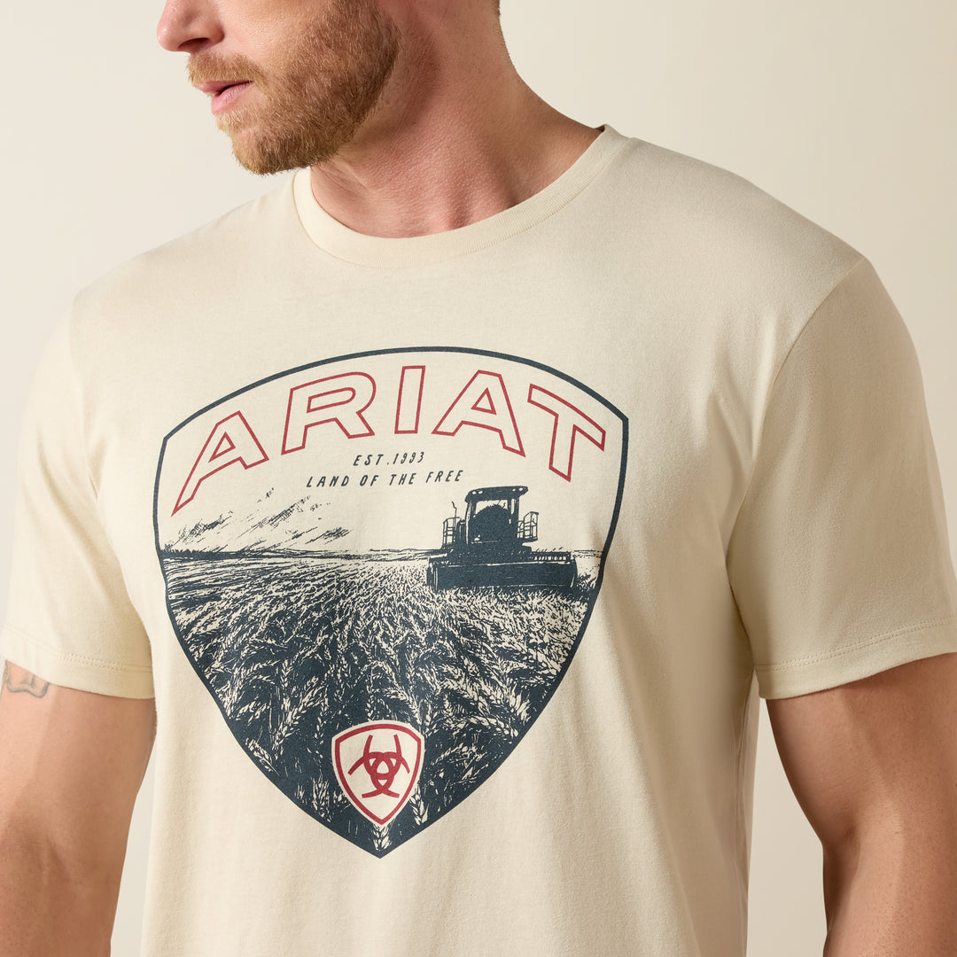 Men's Ariat Land of the Free Farm Shield T-Shirt - 10071190