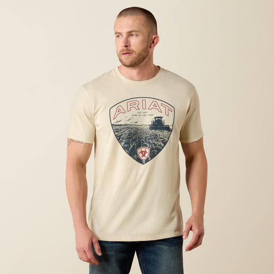 Men's Ariat Land of the Free Farm Shield T-Shirt - 10071190