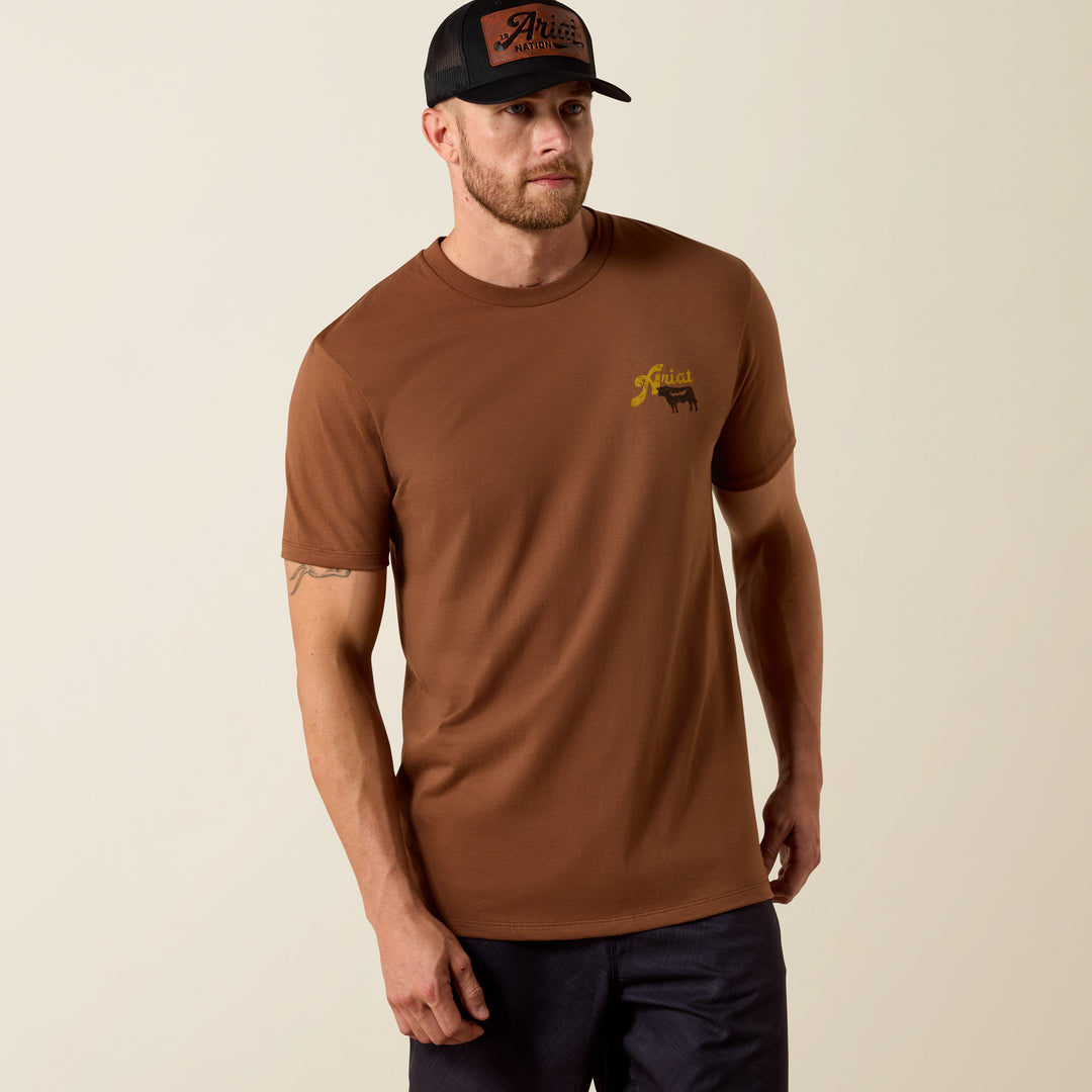 Men's Ariat BBQ Smoke Classic Fit T-Shirt - 10071197