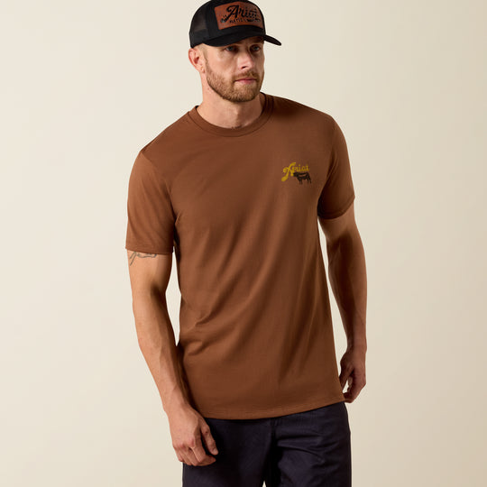 Men's Ariat BBQ Smoke Classic Fit T-Shirt - 10071197