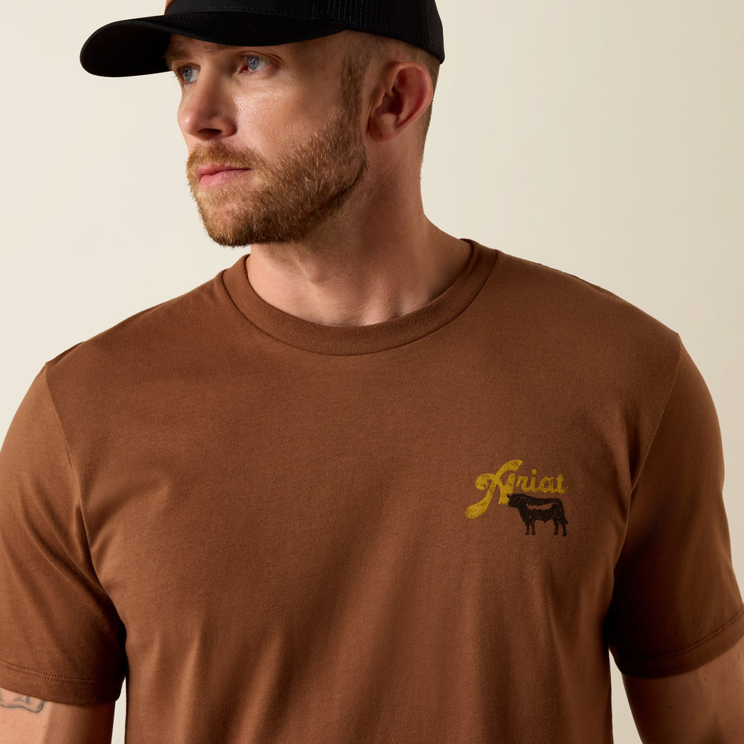 Men's Ariat BBQ Smoke Classic Fit T-Shirt - 10071197