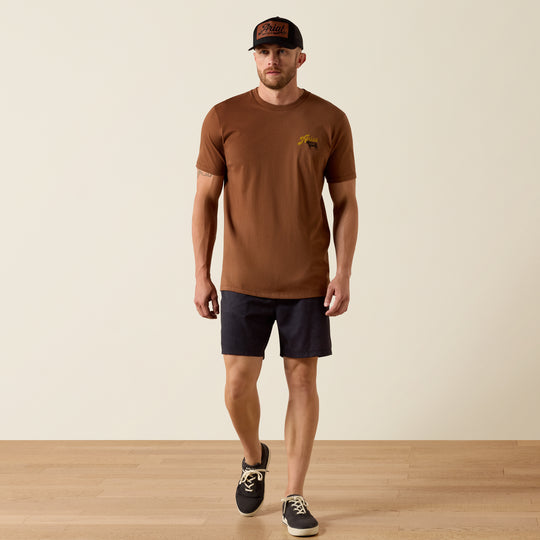 Men's Ariat BBQ Smoke Classic Fit T-Shirt - 10071197