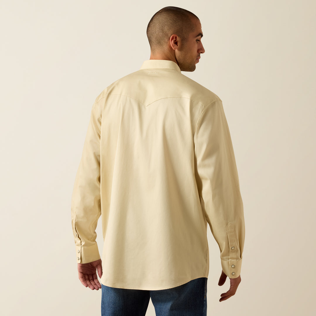 Men's Ariat Lightweight Twill Classic Fit Snap Shirt - 10071235