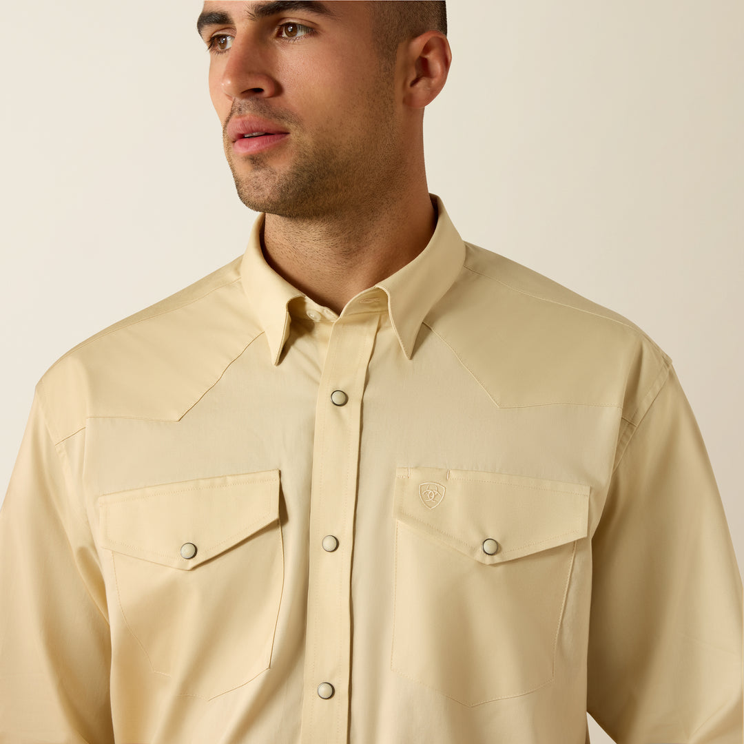 Men's Ariat Lightweight Twill Classic Fit Snap Shirt - 10071235