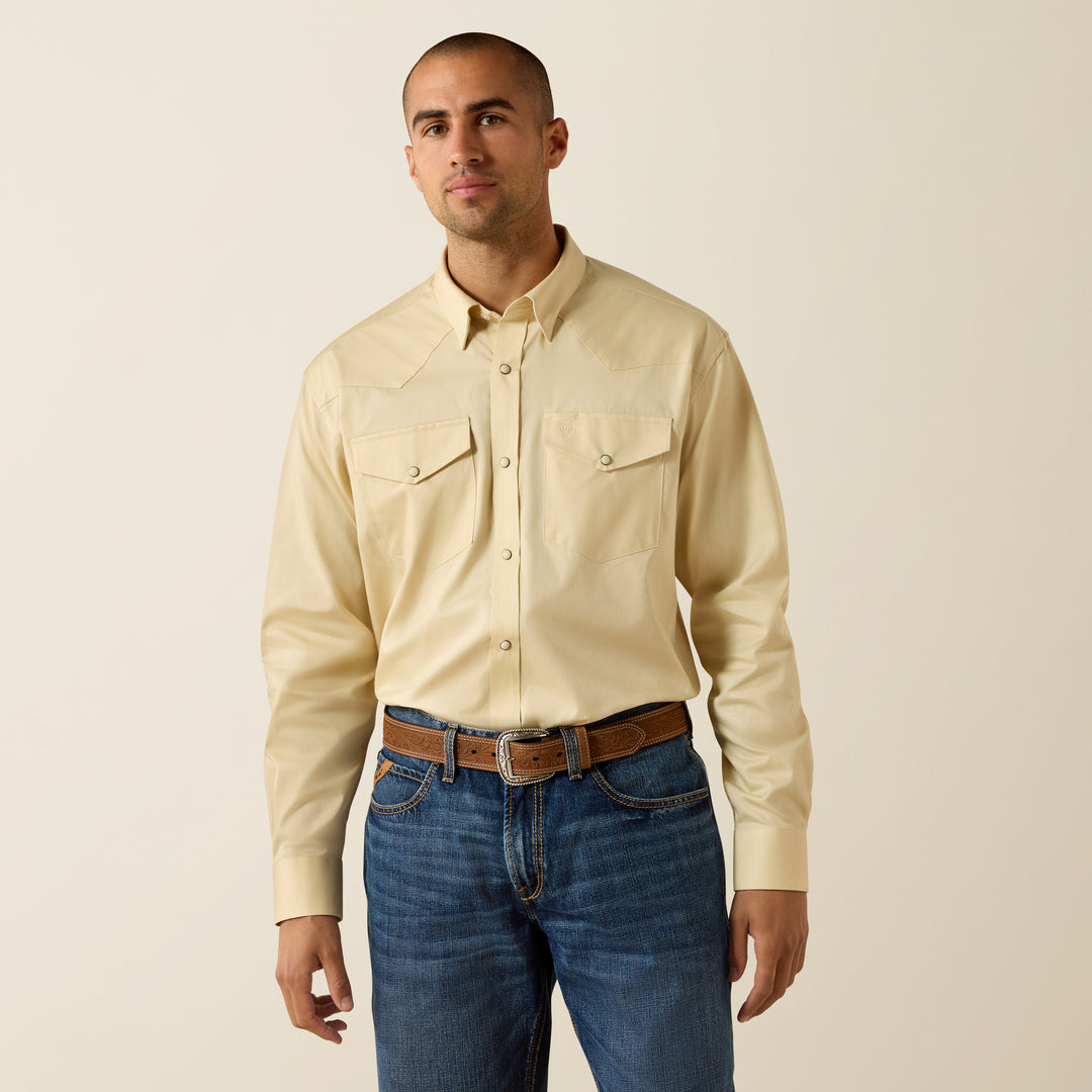 Men's Ariat Lightweight Twill Classic Fit Snap Shirt - 10071235