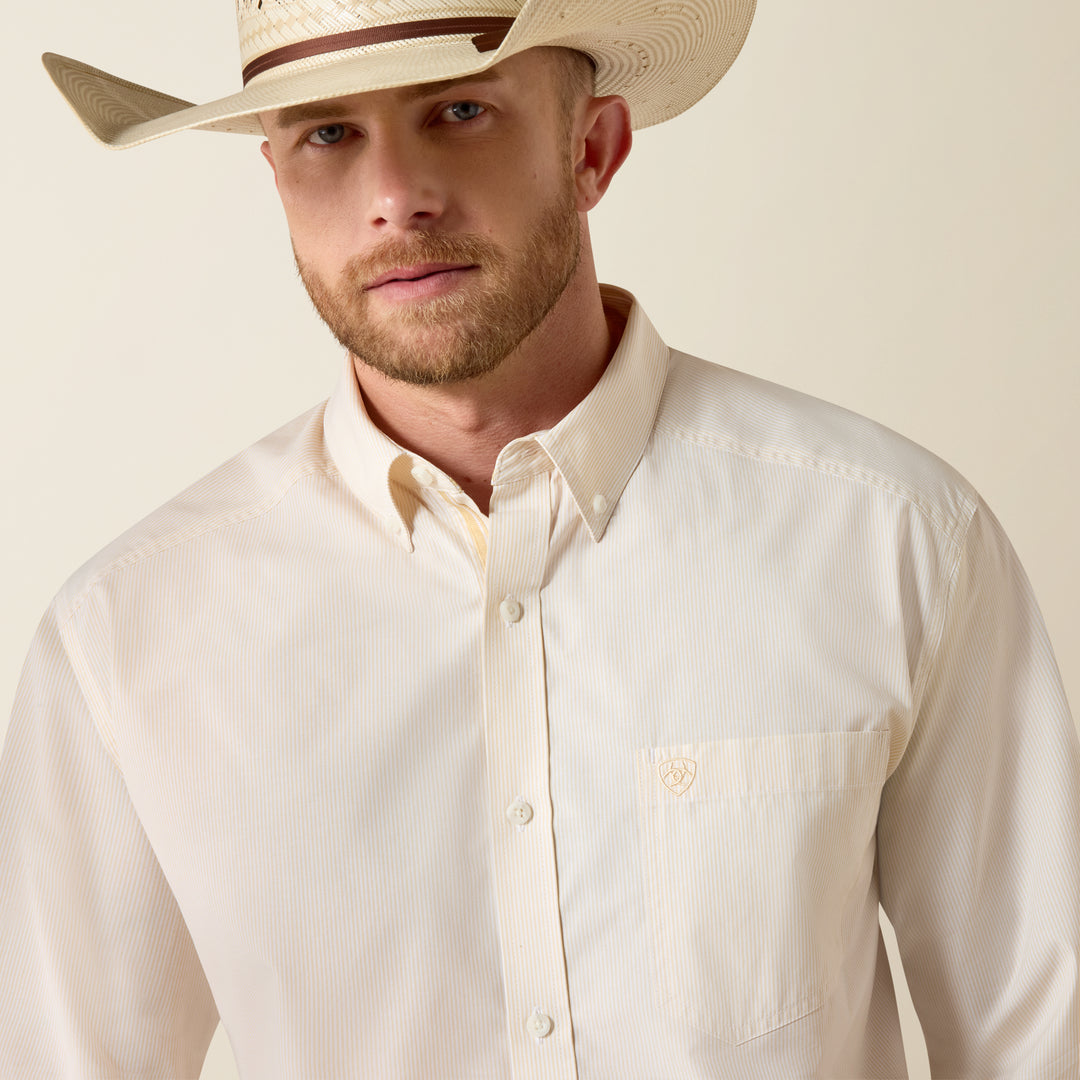 Men's Ariat Pro Series Dayne Mini Stripe Shirt - 10071413