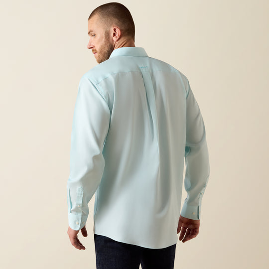 Men's Ariat Wrinkle Free Solid Pinpoint Oxford Classic Fit Shirt - 10071537