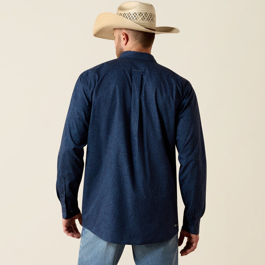 Men's Ariat Printed 360 Airflow Classic Fit Shirt - 10071665