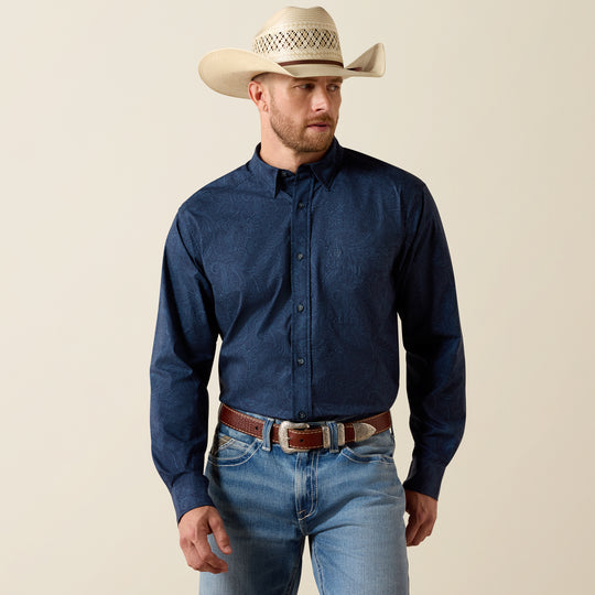 Men's Ariat Printed 360 Airflow Classic Fit Shirt - 10071665