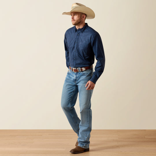 Men's Ariat Printed 360 Airflow Classic Fit Shirt - 10071665