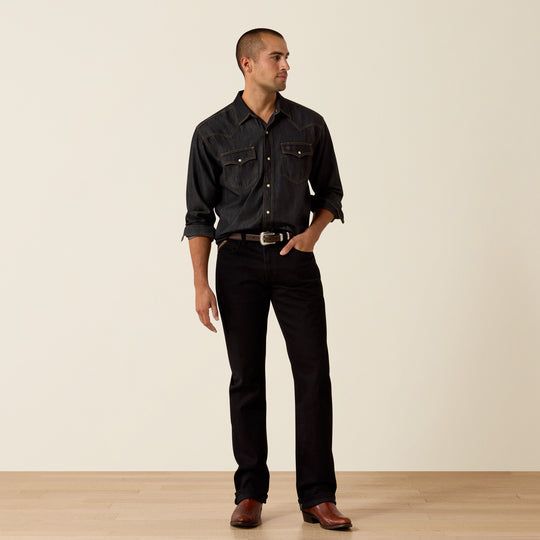 Men's Ariat Retro Halford Fitted Snap Shirt - 10071712