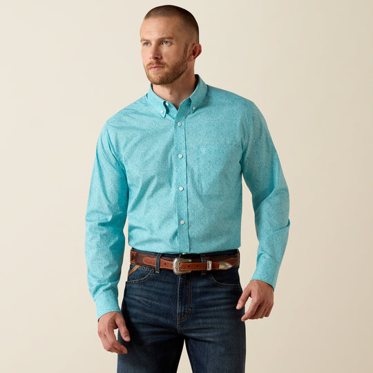 Men's Ariat Wrinkle Free Cormac Fitted Shirt - 10071743