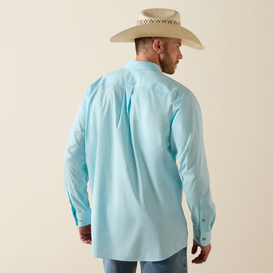 Men's Ariat Everything Crystal Blue Classic Fit Shirt - 10072735