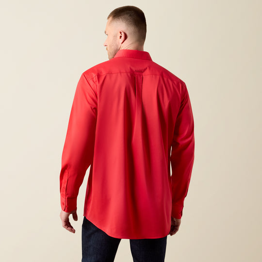 Men's Ariat Everything Scarlett Red Classic Fit Shirt - 10072736