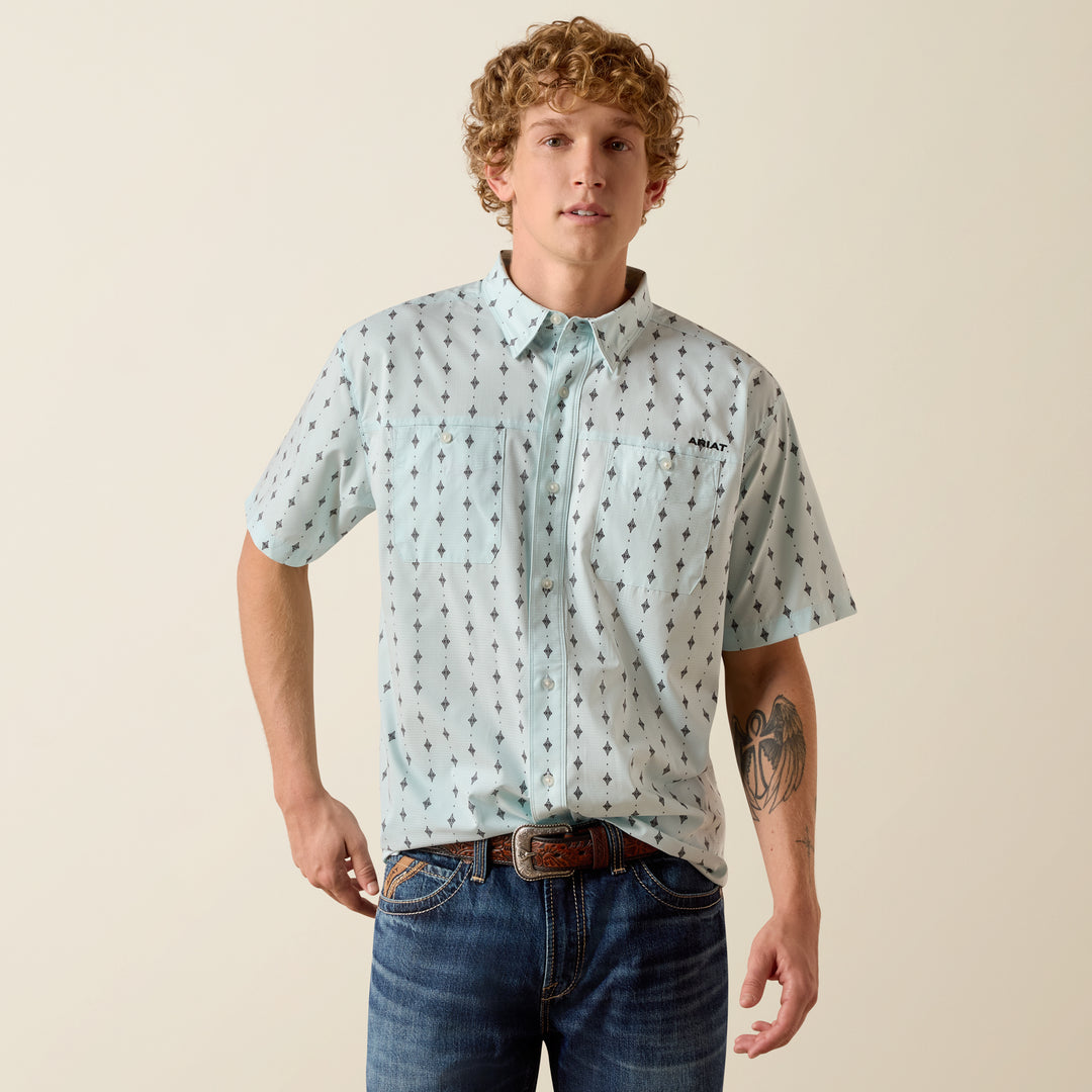 Men's Ariat Printed 360 Airflow Classic Fit Shirt - 10073437