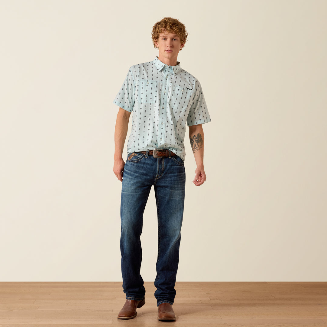 Men's Ariat Printed 360 Airflow Classic Fit Shirt - 10073437