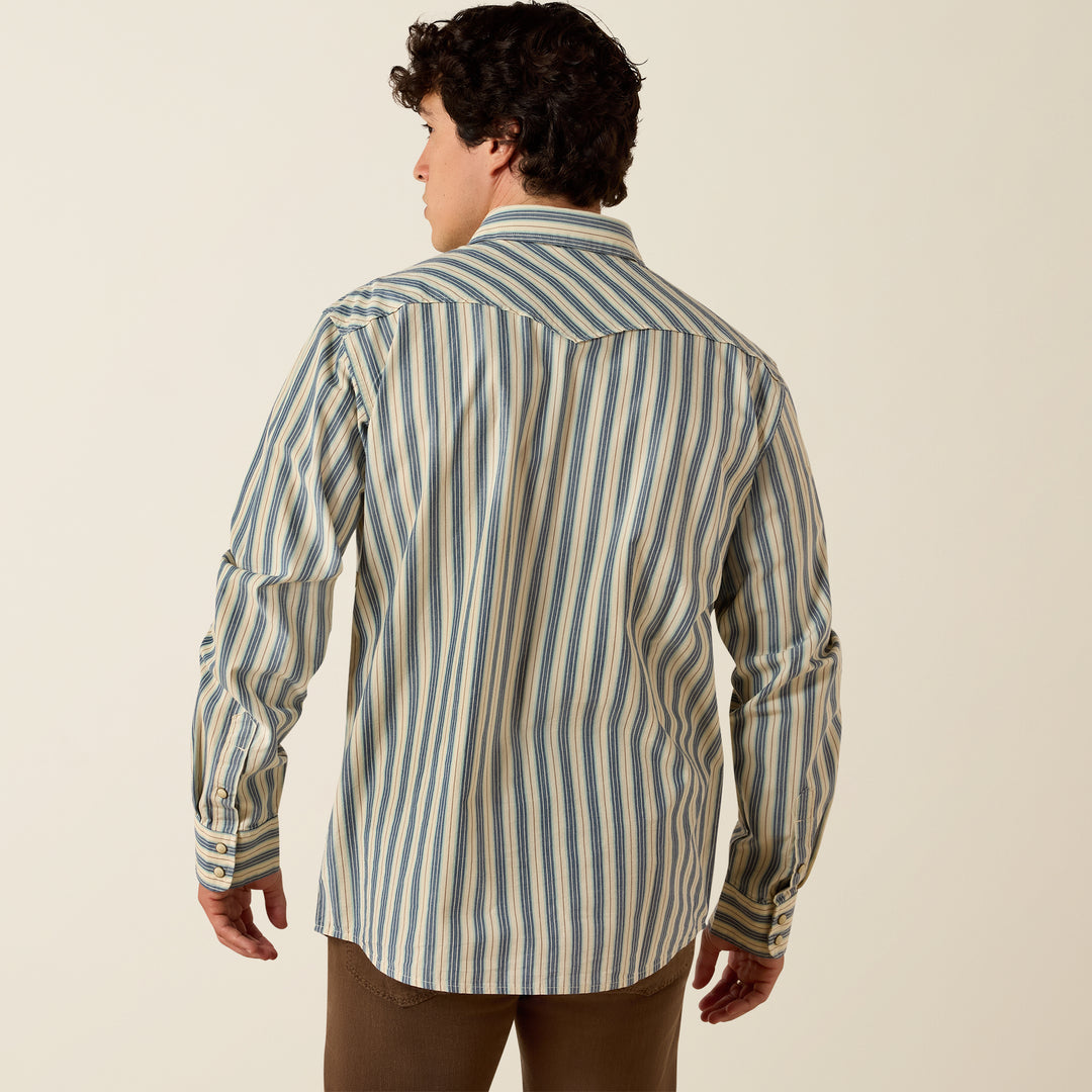 Men's Ariat Retro Hart Fitted Snap Shirt - 10073578