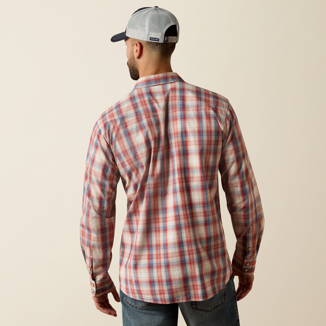 Men's Ariat Retro Hodge Fitted Snap Shirt - 10073580