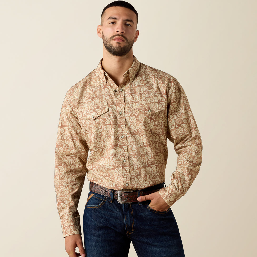 Men's Ariat Fynn Classic Fit Snap Shirt - 10073620