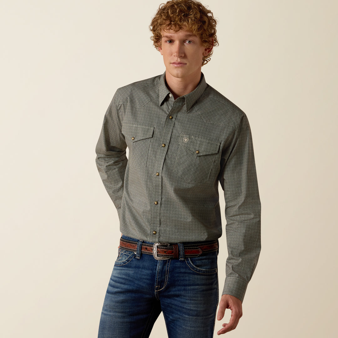 Men's Ariat Floyd Fitted Snap Shirt - 10073624