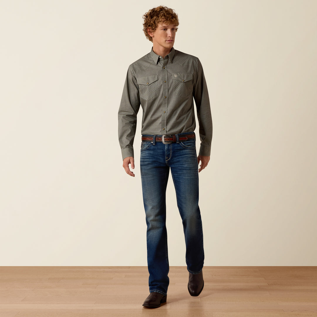 Men's Ariat Floyd Fitted Snap Shirt - 10073624