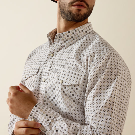Men's Ariat Franz Fitted Snap Shirt - 10073625