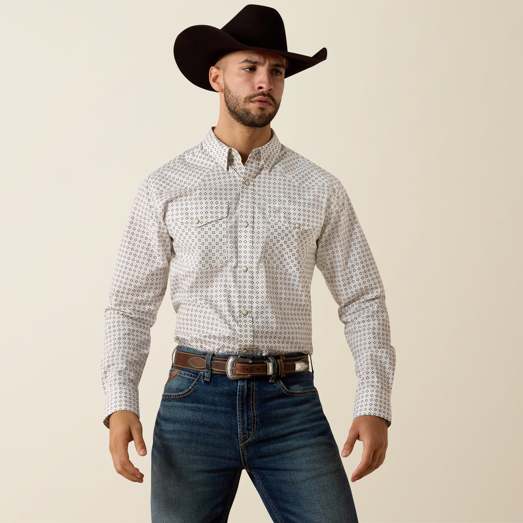 Men's Ariat Franz Fitted Snap Shirt - 10073625