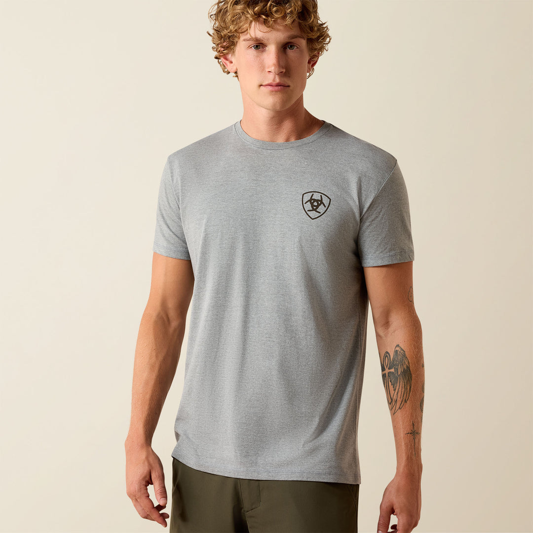Men's Ariat Banner Badge T-Shirt - 10073955