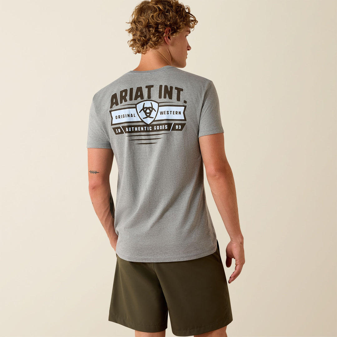 Men's Ariat Banner Badge T-Shirt - 10073955